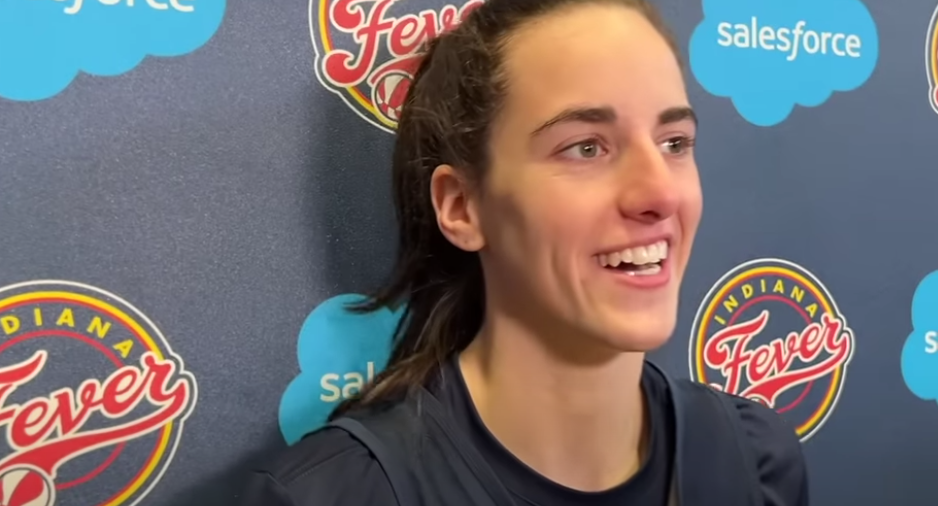 Caitlin Clark Gets Whacked On The Head On Cheap Shot Foul From Angel 